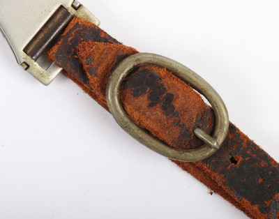 Third Reich SA (Sturmabteilung) Leather Two Part Dagger Hanger - 2