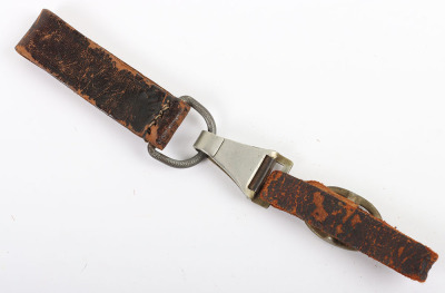 Third Reich SA (Sturmabteilung) Leather Two Part Dagger Hanger - 4