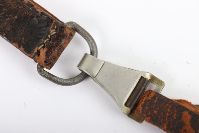 Third Reich SA (Sturmabteilung) Leather Two Part Dagger Hanger - 5