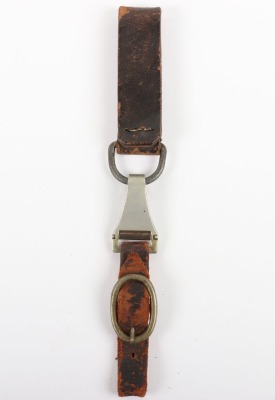 Third Reich SA (Sturmabteilung) Leather Two Part Dagger Hanger - 6