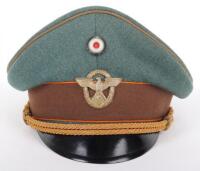 Third Reich Police Gendarmerie Generals Peaked Cap