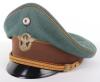 Third Reich Police Gendarmerie Generals Peaked Cap - 2