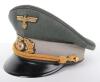 Third Reich Army High Command Administration Officials Peaked Cap - 2