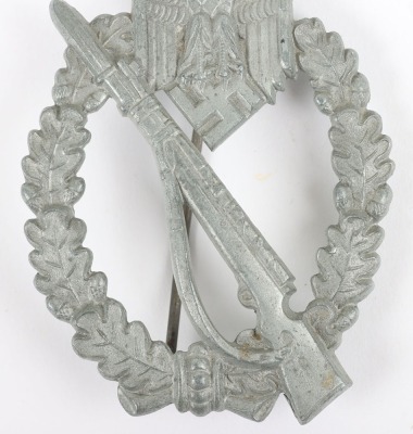 WW2 German Army / Waffen-SS Infantry Assault Badge in Silver by Steinhauer & Lück - 4