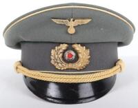 German Army Administration Generals Peaked Cap