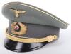 German Army Administration Generals Peaked Cap - 2