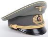 German Army Administration Generals Peaked Cap - 3