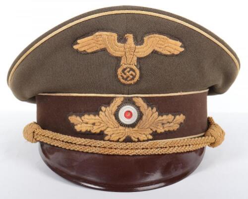 Third Reich Ministry of Occupied Eastern Territories (R.M.B.O) Leaders Peaked Cap