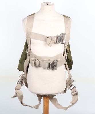 WW2 German Fallschirmjäger (Paratroopers) Parachute Harness with Straps and Original Canvas Carrying Bag with Matching Numbers - 8