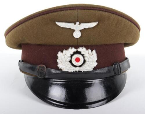 German Army Transportkorps Speer Peaked Cap