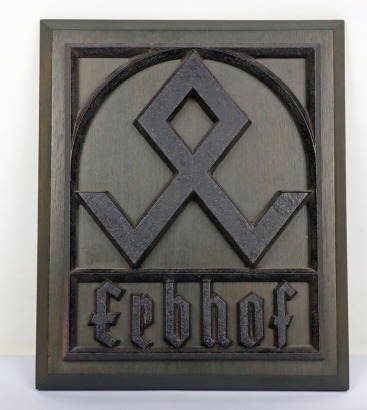 Third Reich Reichsnährstand “Erbhof” Sign