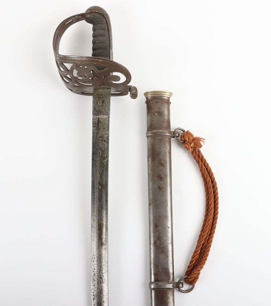 Victorian Rfle Victorian 1827 Pattern Rifle Officers Sword of the Victoria Rifles