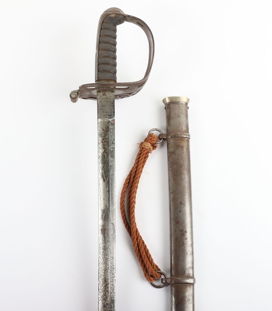 Victorian 1827 Pattern Rifle Officers Sword of the Victoria Rifles