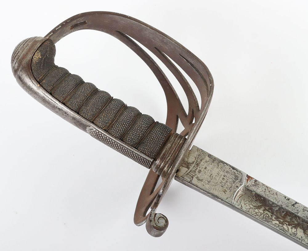 Victorian 1827 Pattern Rifle Officers Sword of the Victoria Rifles