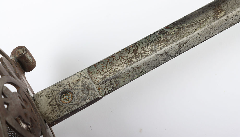 Victorian 1827 Pattern Rifle Officers Sword of the Victoria Rifles