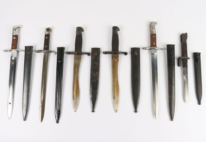 Grouping of Military Bayonets