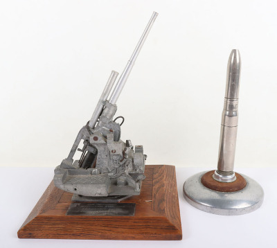 Presentation Trophy of a Anti-Aircraft Gun and Medals Relating to Sergeant Smith ‘The Flying Bomb Victor’ - 8