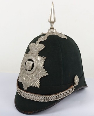 Victorian 2nd Hants Rifle Volunteers Other Ranks Home Service Helmet - 2