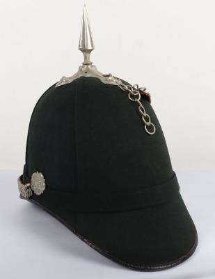 Victorian 2nd Hants Rifle Volunteers Other Ranks Home Service Helmet - 3