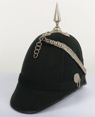 Victorian 2nd Hants Rifle Volunteers Other Ranks Home Service Helmet - 4