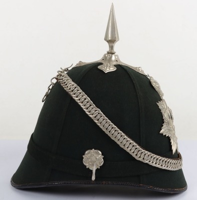 Victorian 2nd Hants Rifle Volunteers Other Ranks Home Service Helmet - 5