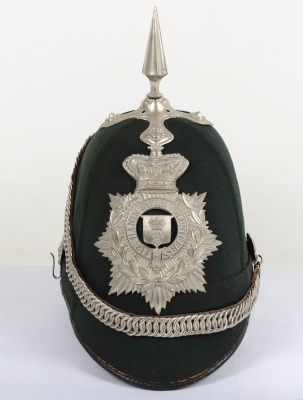 Victorian 2nd Hants Rifle Volunteers Other Ranks Home Service Helmet - 7