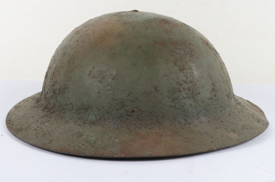 Scarce WW1 British Other Ranks 1st Pattern Steel Combat Helmet - 2