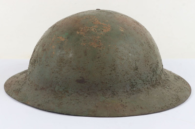 Scarce WW1 British Other Ranks 1st Pattern Steel Combat Helmet - 6