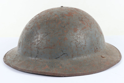 WW1 52nd Battalion (New Ontario) Canadian Expeditionary Force Steel Combat Helmet - 4