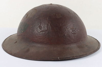 WW1 British Brodie Helmet of the Royal Irish Rifles - 4