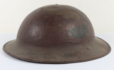 WW1 British Brodie Helmet of the Royal Irish Rifles - 8