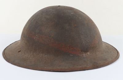 WW1 British Steel Combat Helmet Shell of the Northumberland Fusiliers - 2