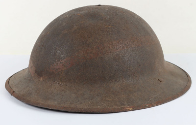 WW1 British Steel Combat Helmet Shell of the Northumberland Fusiliers - 3