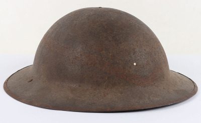 WW1 British Steel Combat Helmet Shell of the Northumberland Fusiliers - 6