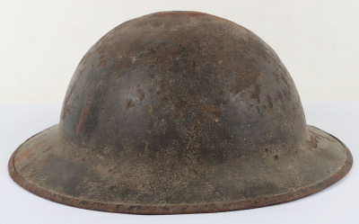 WW1 British Steel Combat Helmet Shell with Divisional Insignia - 2