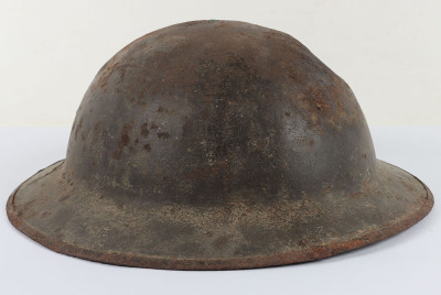 WW1 British Steel Combat Helmet Shell with Divisional Insignia - 4