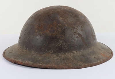 WW1 British Steel Combat Helmet Shell with Divisional Insignia - 5