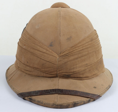 Great War 1917 Isle of Wight Rifles Other Ranks Foreign Service Helmet - 9