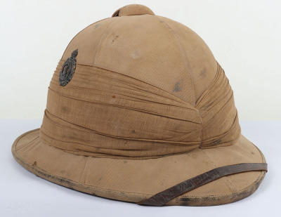 Great War 1917 Isle of Wight Rifles Other Ranks Foreign Service Helmet - 10