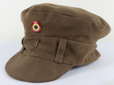 WW1 Belgium Army Officers Peaked Cap - 5