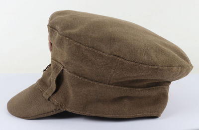 WW1 Belgium Army Officers Peaked Cap - 6