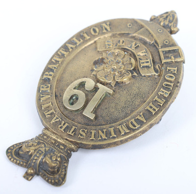 Victorian 4th Administrative Battalion (19th Bournemouth) Hampshire Rifle Volunteers Other Ranks Glengarry Badge - 3