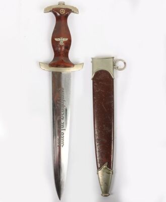 Third Reich SA (Sturmabteilung) Erased R&ouml;hm Inscription Dress Dagger by F Dick - 2