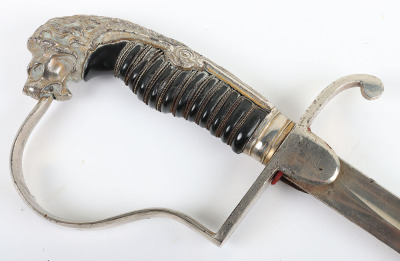 Imperial German Lion Head Sword by WKC - 4