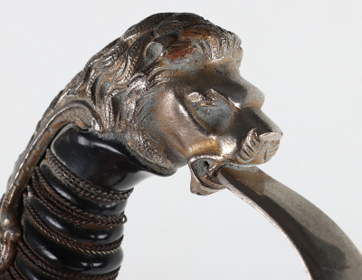 Imperial German Lion Head Sword by WKC - 10