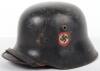 Allgemeine-SS M-18 Austrian Transitional Steel Helmet - 2