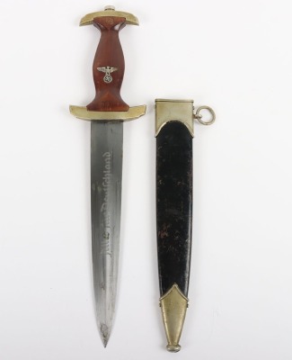 Rare Third Reich SA / NSKK Dagger with ‘Christmas’ Pattern Motto to Blade by Ernst Pack & Söhne, Solingen - 2