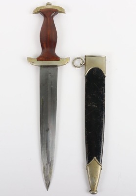 Rare Third Reich SA / NSKK Dagger with ‘Christmas’ Pattern Motto to Blade by Ernst Pack & Söhne, Solingen - 3