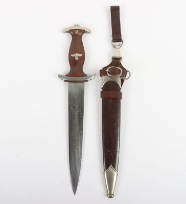 Rare Third Reich SA (Sturmabteilung) Dagger with ‘Christmas’ Pattern Motto to Blade by Carl Eickhorn, Solingen - 2