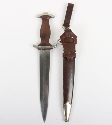 Rare Third Reich SA (Sturmabteilung) Dagger with ‘Christmas’ Pattern Motto to Blade by Carl Eickhorn, Solingen - 3